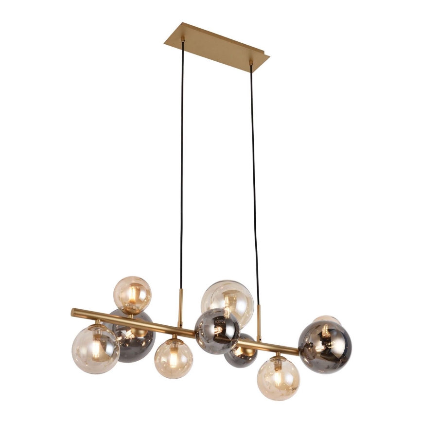 Zuma Line - Chandelier on a string 10xG9/3,5W/230V gold