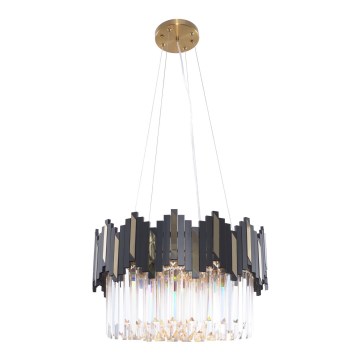 Zuma Line - Chandelier on a string 6xE14/40W/230V black/gold