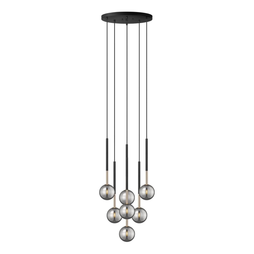 Zuma Line - Chandelier on a string 7xG9/4W/230V black