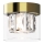 Zuma Line - Crystal ceiling light 1xG9/28W/230V brass