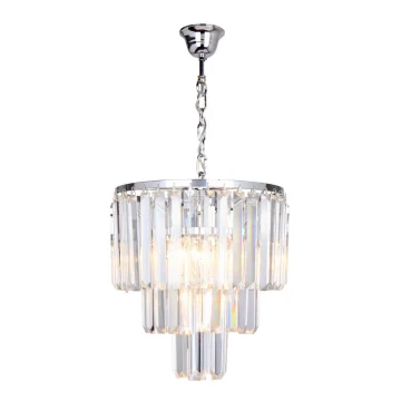 Zuma Line - Crystal chandelier on a chain 4xE14/40W/230V