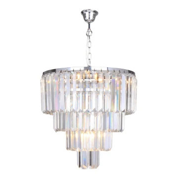 Zuma Line - Crystal chandelier on a chain 5xE14/40W/230V