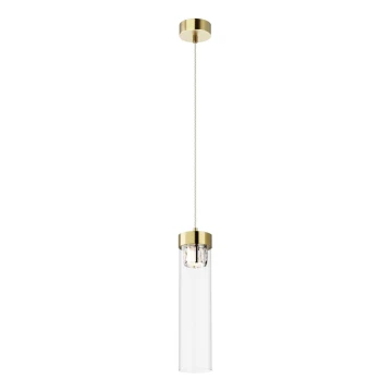 Zuma Line - Crystal chandelier on a string 1xG9/28W/230V brass