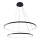 Zuma Line - LED Chandelier on a string LED/60W/230V 3000/4000/6000K d. 80 cm black