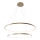 Zuma Line - LED Chandelier on a string LED/60W/230V 3000/4000/6000K d. 80 cm gold