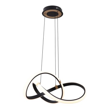 Zuma Line - LED Dimmable chandelier on a string LED/44W/230V black/gold