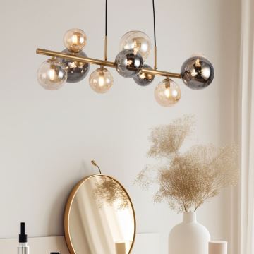 Zuma Line - Chandelier on a string 10xG9/3,5W/230V gold