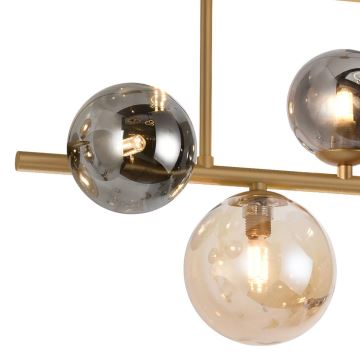 Zuma Line - Chandelier on a pole 4xG9/3,5W/230V gold