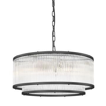 Zuma Line - Chandelier on a chain 6xE14/60W/230V black