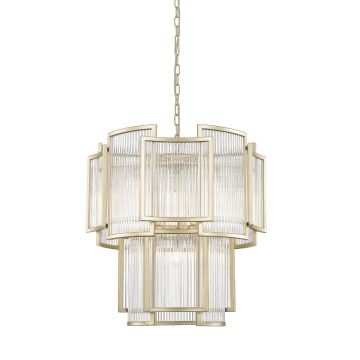 Zuma Line - Chandelier on a chain 8xE14/60W/230V gold