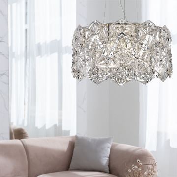 Zuma Line - Chandelier on a string 5xG9/33W/230V chrome