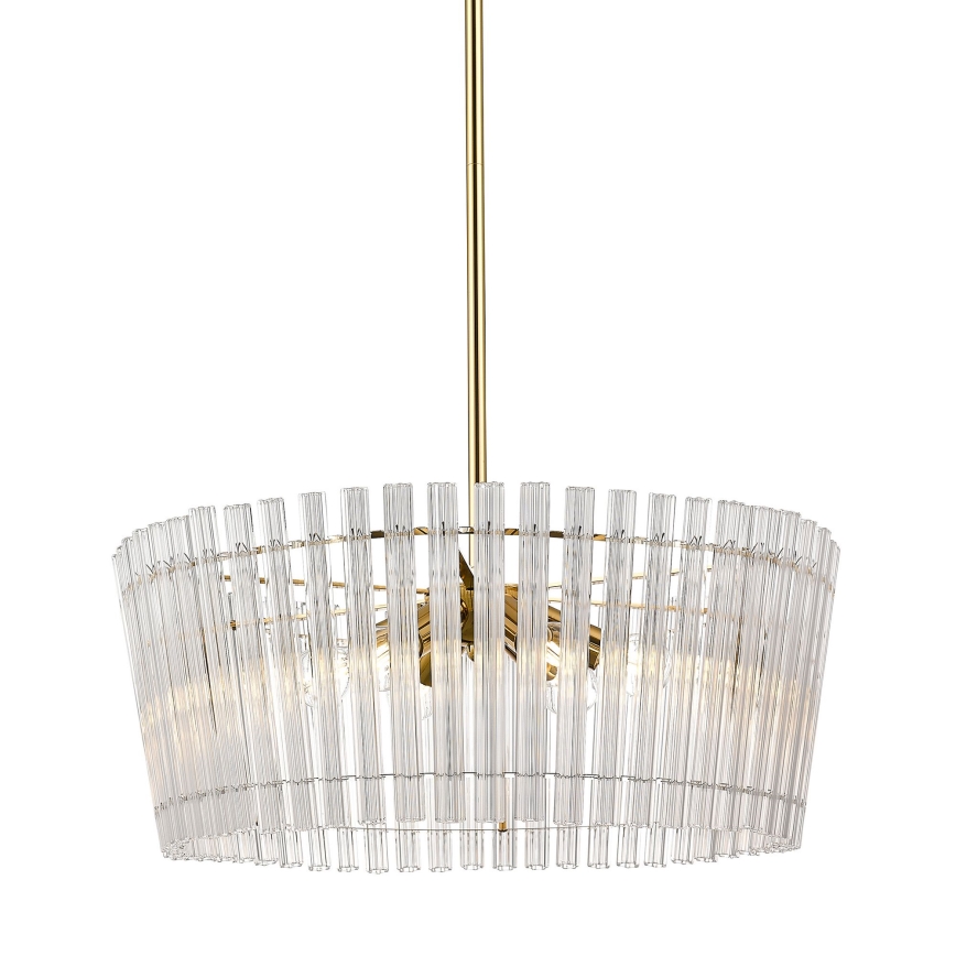 Zuma Line - Chandelier on a pole 6xE14/40W/230V gold