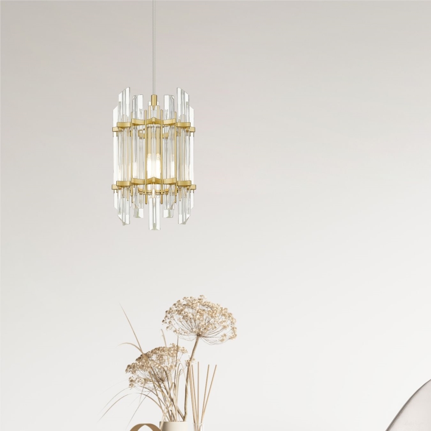 Zuma Line - Chandelier on a string 1xE14/40W/230V gold