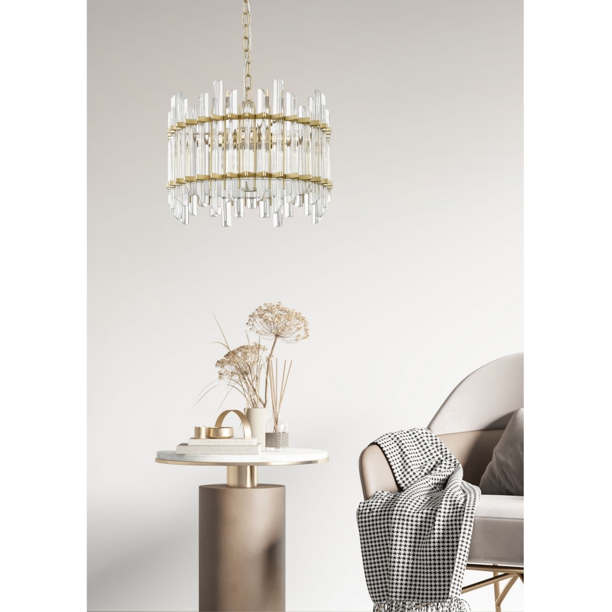 Zuma Line - Chandelier on a chain 6xG9/42W/230V gold