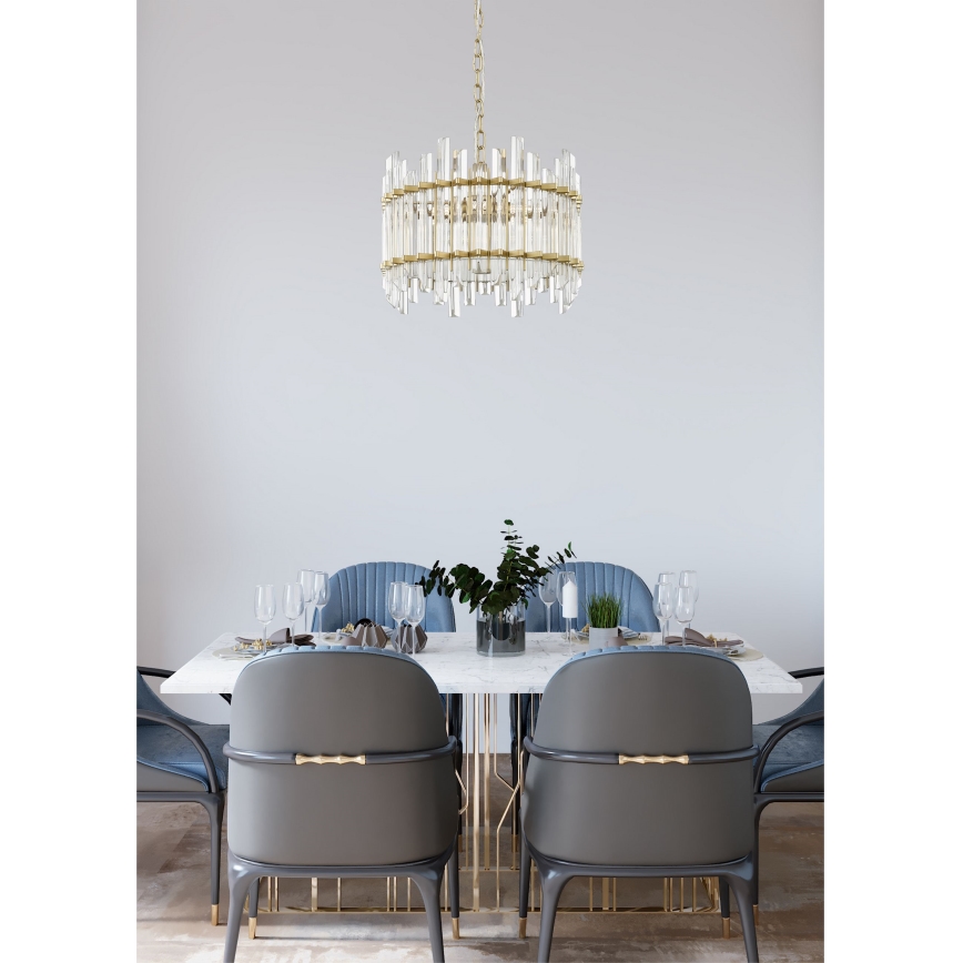 Zuma Line - Chandelier on a chain 6xG9/42W/230V gold