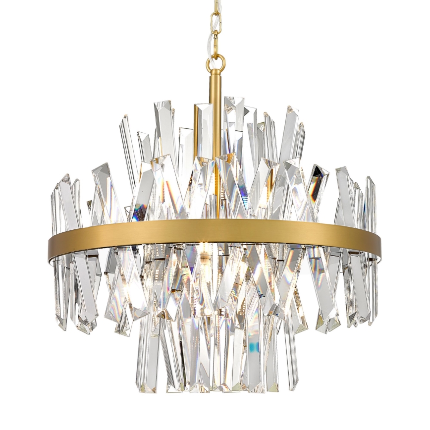 Zuma Line - Chandelier on a chain 8xG9/28W/230V d. 50 cm gold