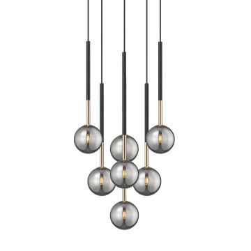 Zuma Line - Chandelier on a string 7xG9/4W/230V black