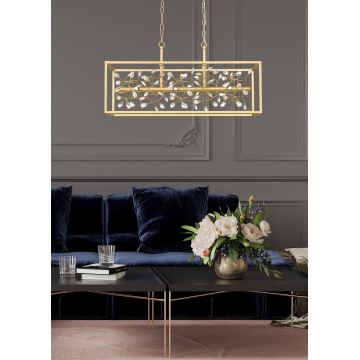 Zuma Line - Chandelier on a chain 6xG9/33W/230V gold