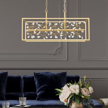 Zuma Line - Chandelier on a chain 6xG9/33W/230V gold