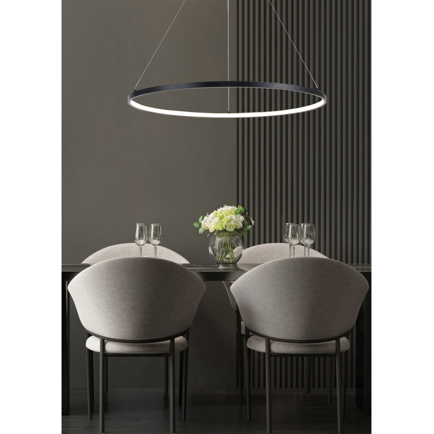 Zuma Line - LED Chandelier on a string LED/32W/230V 3000/4000/6000K d. 60 cm black