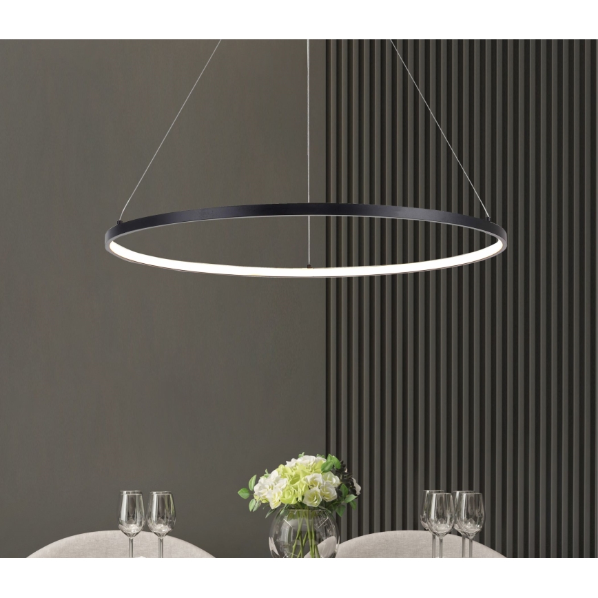 Zuma Line - LED Chandelier on a string LED/32W/230V 3000/4000/6000K d. 60 cm black