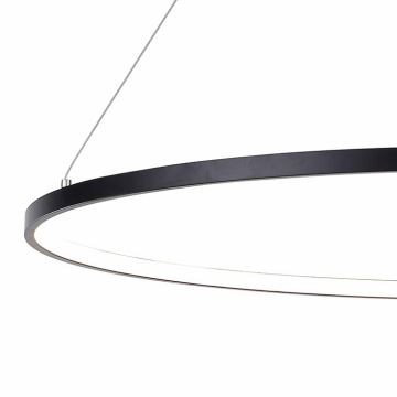 Zuma Line - LED Chandelier on a string LED/40W/230V 3000/4000/6000K d. 90 cm black