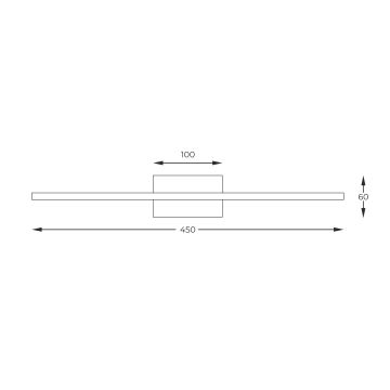 Zuma Line - LED Picture light LED/10W/230V 45 cm gold