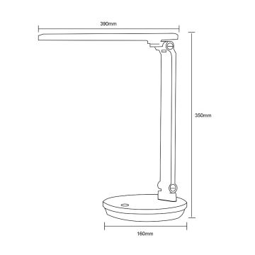 Zuma Line - LED Table lamp LED/5W/230V 3000-6000K black