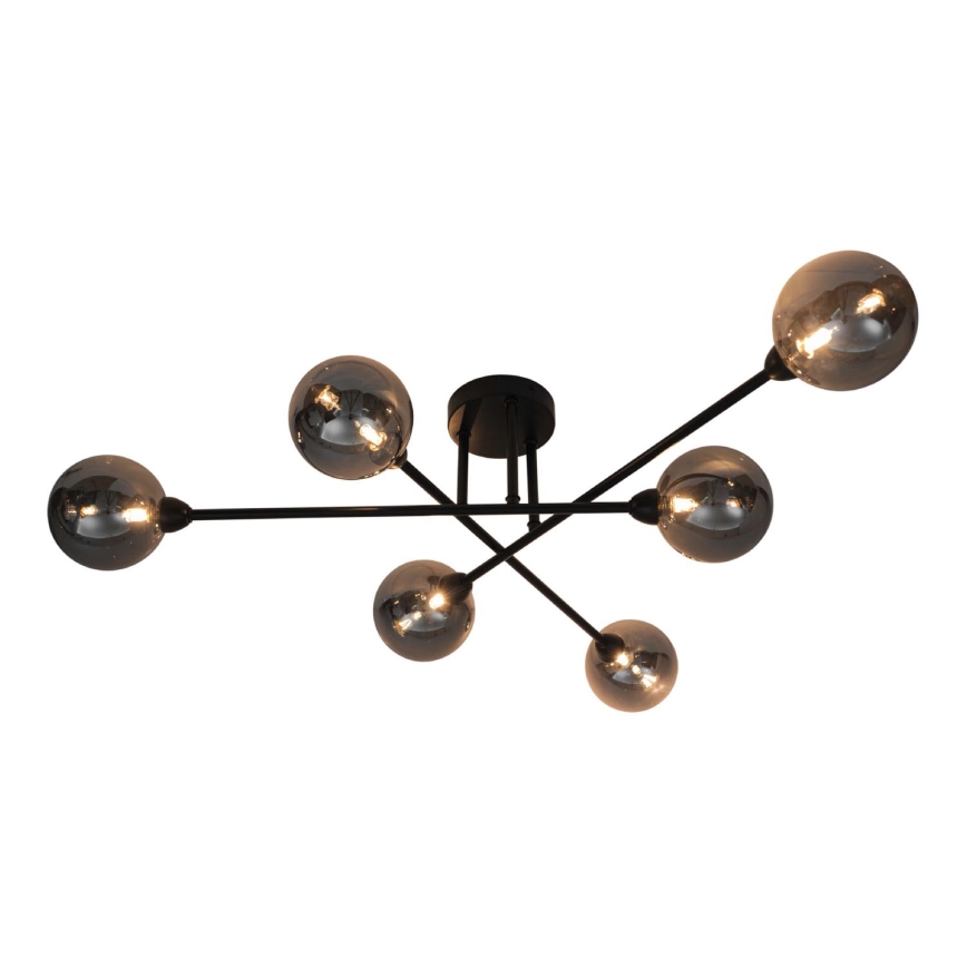 Zuma Line - Surface-mounted chandelier 6xG9/3W/230V black