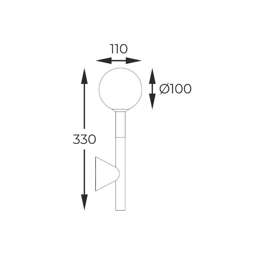 Zuma Line - Wall light 1xG9/4W/230V gold