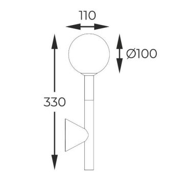 Zuma Line - Wall light 1xG9/4W/230V black